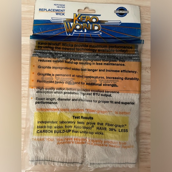 KeroWorld 28032 Kerosene Heater Replacement Wick KW-23, Aladdin TR 6000 Corona - Picture 3 of 3